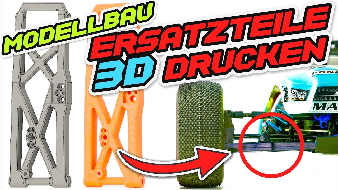 MODELLBAU Ersatzteile 3D-DRUCKEN ? [TUTORIAL + TEST]