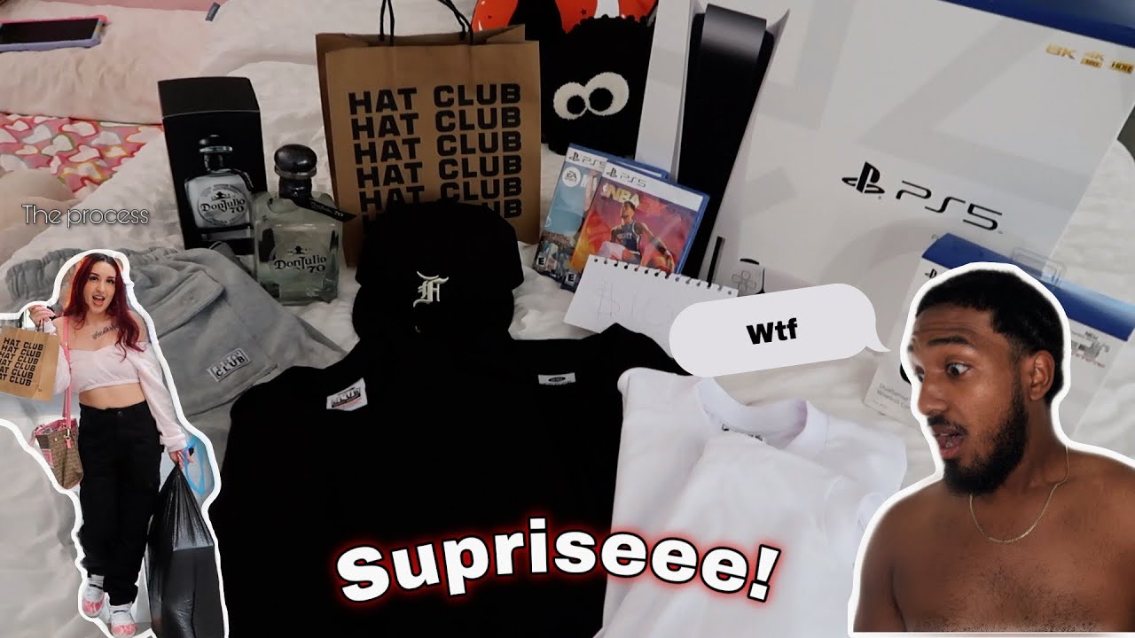 I Surprised My Boyfriend For His 21st Birthday❤️!! | the process, his reaction, etc
