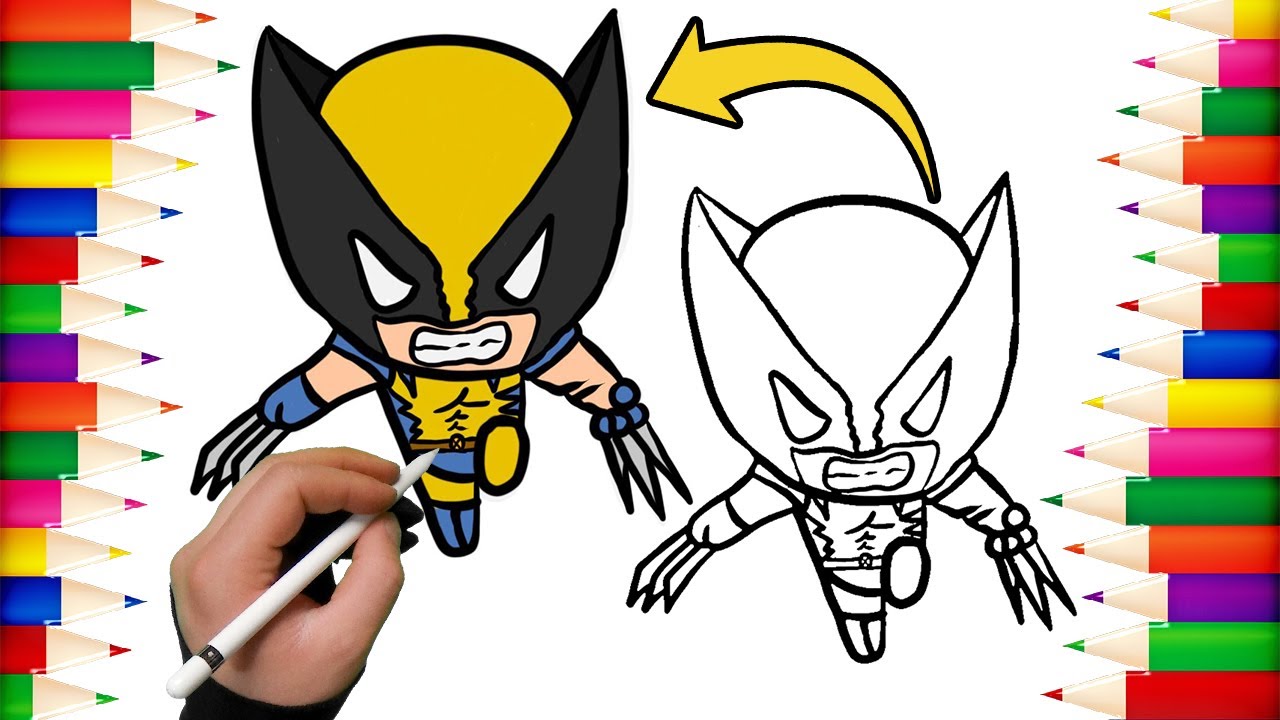 Bebek Wolverine &Ccedil;izimi - Nasıl &Ccedil;izilir - İpad Pro - &Ccedil;OCUKLARA &Ouml;ZEL SERİ | KİDS #artofuss