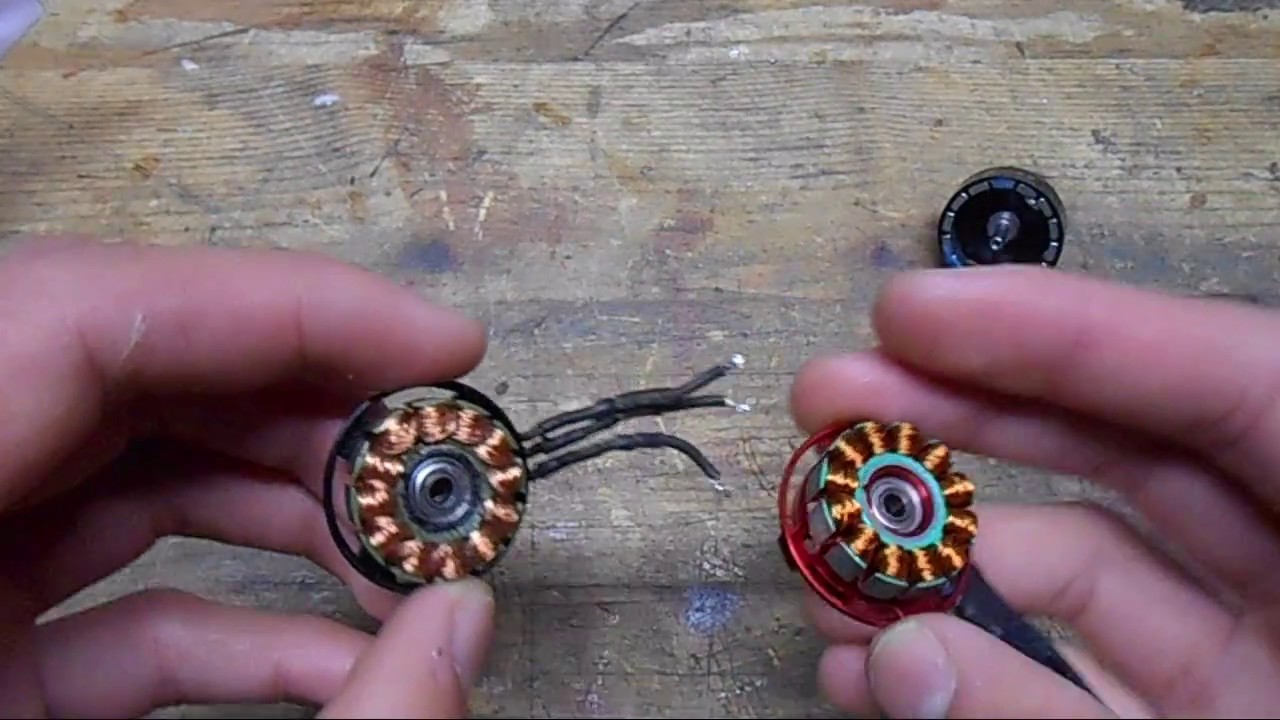Old vs. New Miniquad Motor Technology - Cobra 2204(5) vs. Emax RS2205S
