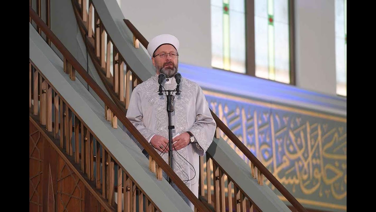 Diyanet İşleri Başkanı Prof. Dr. Ali Erbaş Beştepe Millet Camii'nde hutbe irad etti - 15 Temmuz 2022
