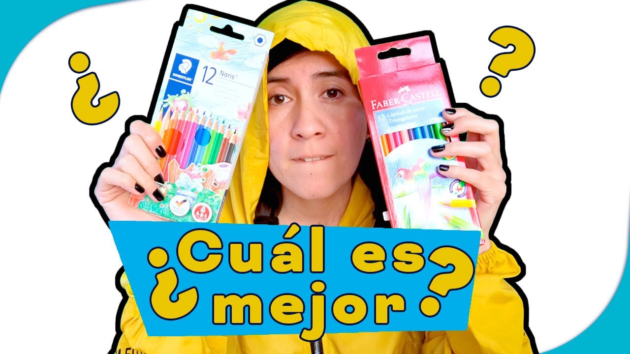 Lápices de colores escolares / FABER CASTELL vs STAEDTLER NORIS / Madaí Mamaco