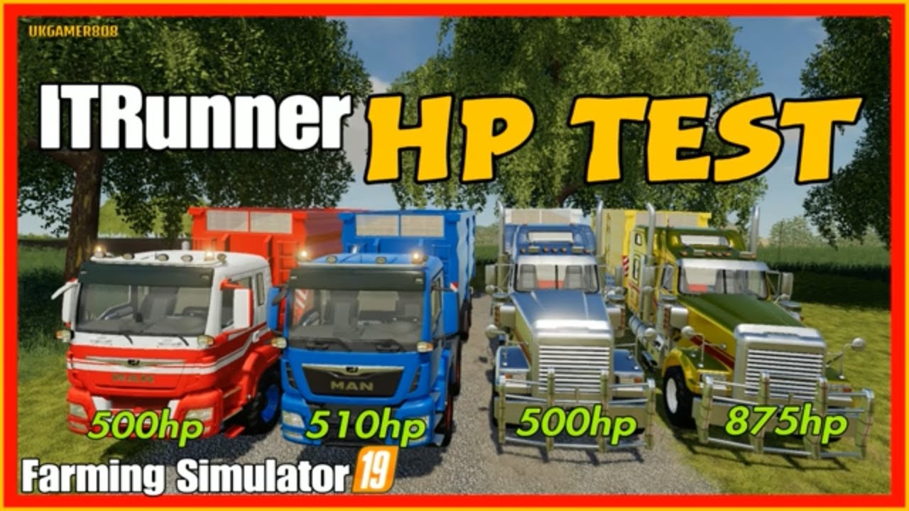 fs19 MAN ITRunner truck Hill climb HP Test Man itrunner & Lizard it runner #fs19
