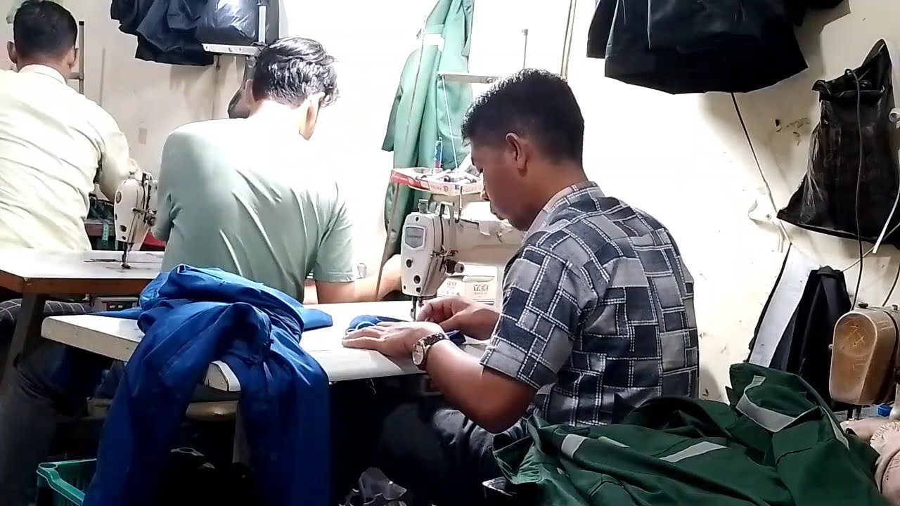 semangat bekerja karyawan bintang Tailor lagi kejar orderan