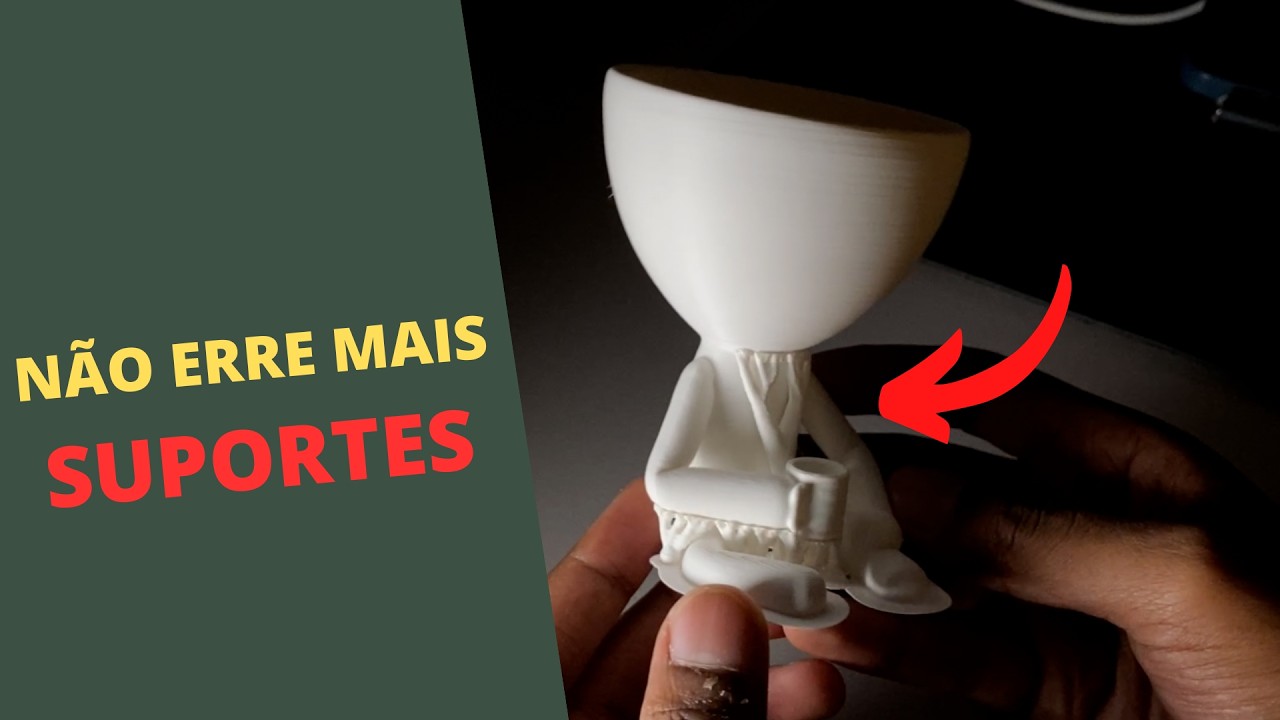 COMO EU CONFIGURO SUPORTES NA IMPRESSÃO 3D - CONFIGURAÇÕES SIMPLES PARA SUPORTES