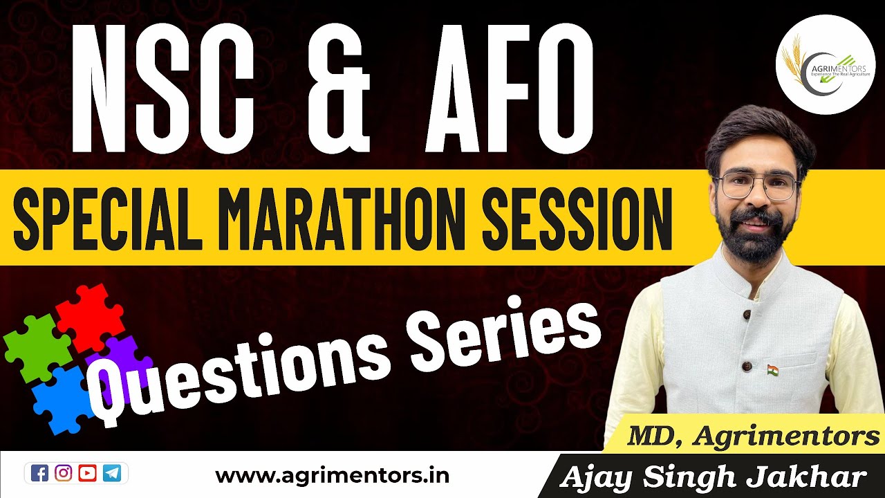 NSC & AFO Special Marathon Session | Questions Series