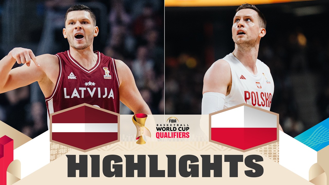 Latvia 🇱🇻 v Poland 🇵🇱 | Highlights | FIBA Basketball World Cup 2027 European Qualifiers