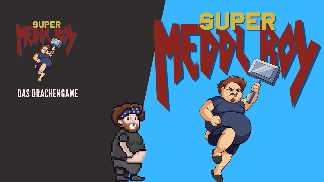 Super Meddl Boy - Das Drachengame ;) zum Drachenlord Gameplay German Deutsch