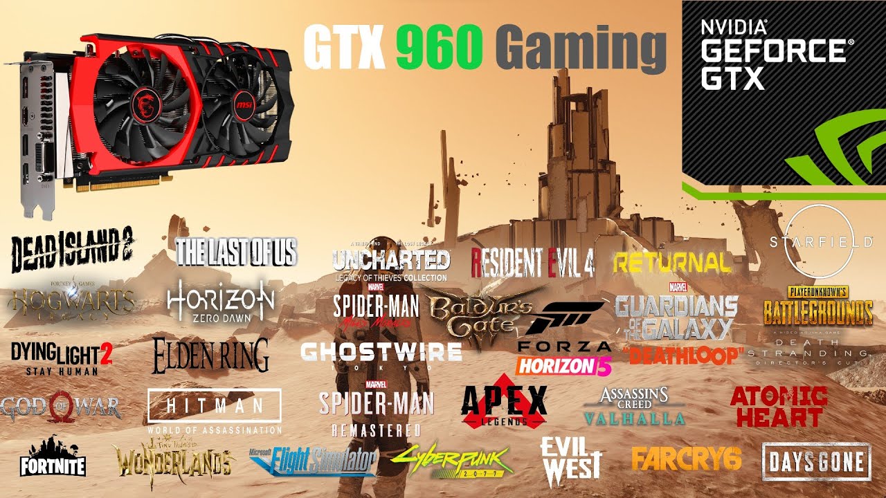 GTX 960 Gaming in 2023 - Test in 40 Games
