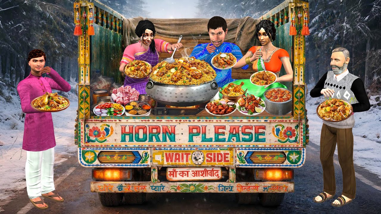 🥶🚛 ठंड में ट्रक ट्रॉली में सोता परिवार | Truck Driver की मदद | Moral Hindi Kahaniya