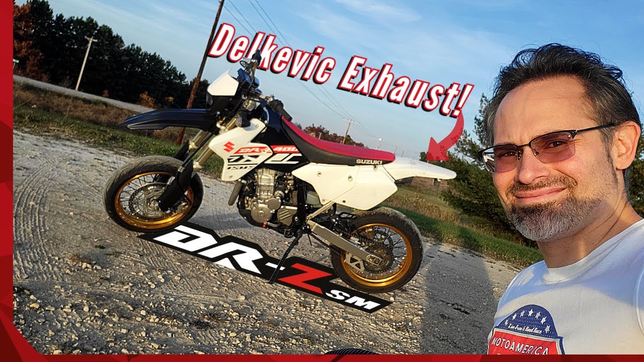 2019 Suzuki DRZ400sm | Walkaround Review | Delkevic Exhaust | Specs