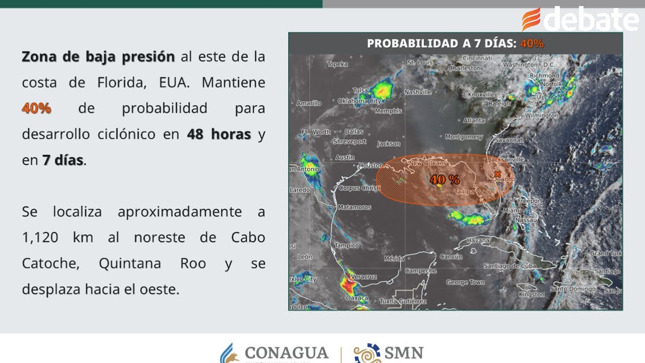 ⚠️ Posible tormenta Dexter se acerca: M&eacute;xico en alerta preventiva