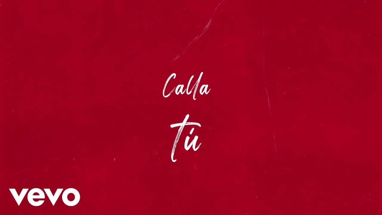Danna Paola - Calla Tú (Lyric Video)