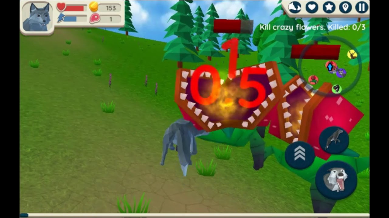 Wolf Simulator: Wild Animals 3D