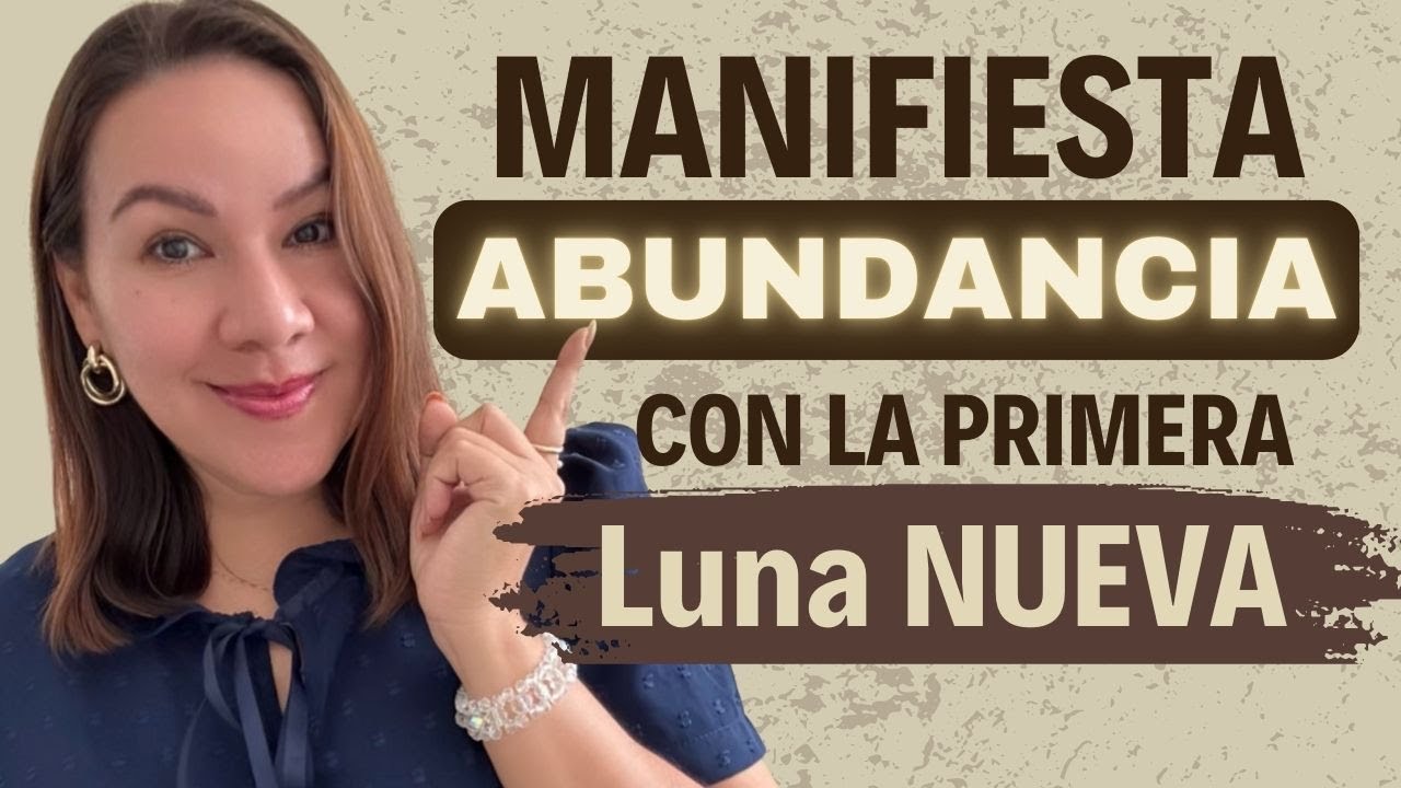 MANIFIESTA ABUNDANCIA con la PRIMERA LUNA NUEVA del año | RITUALES ENERGETICOS | LEY DE ATRACCIÓN