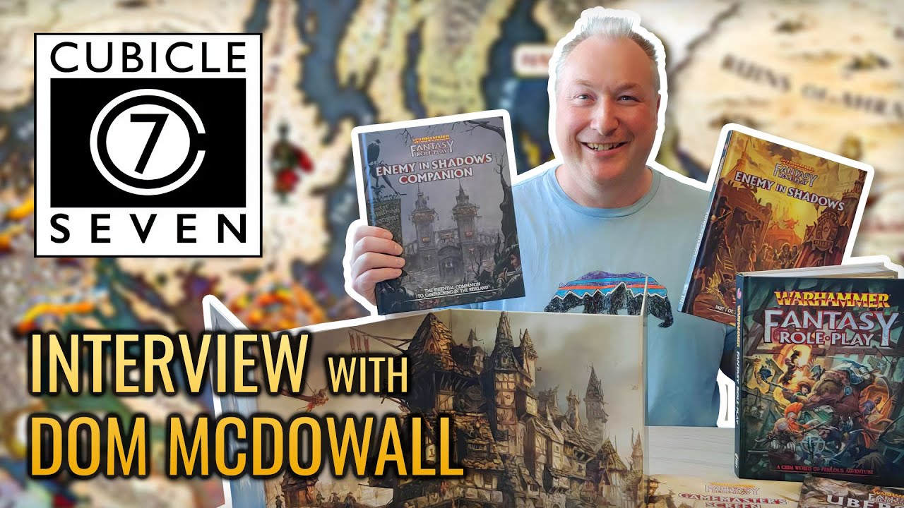 The History Of Cubicle 7 & Building RPG Worlds With Dom McDowall | Designer Interview