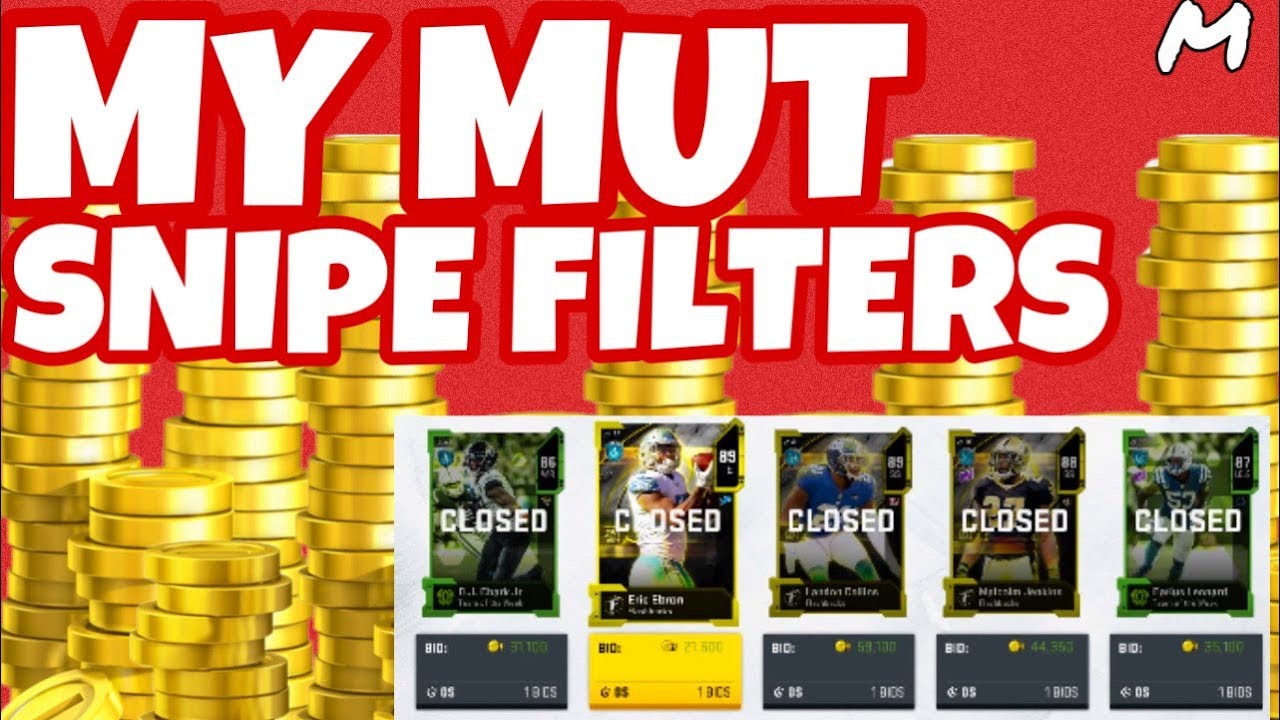 MY SNIPE FILTERS IN MUT!!| BREAKDOWN OF MY FILTERS|