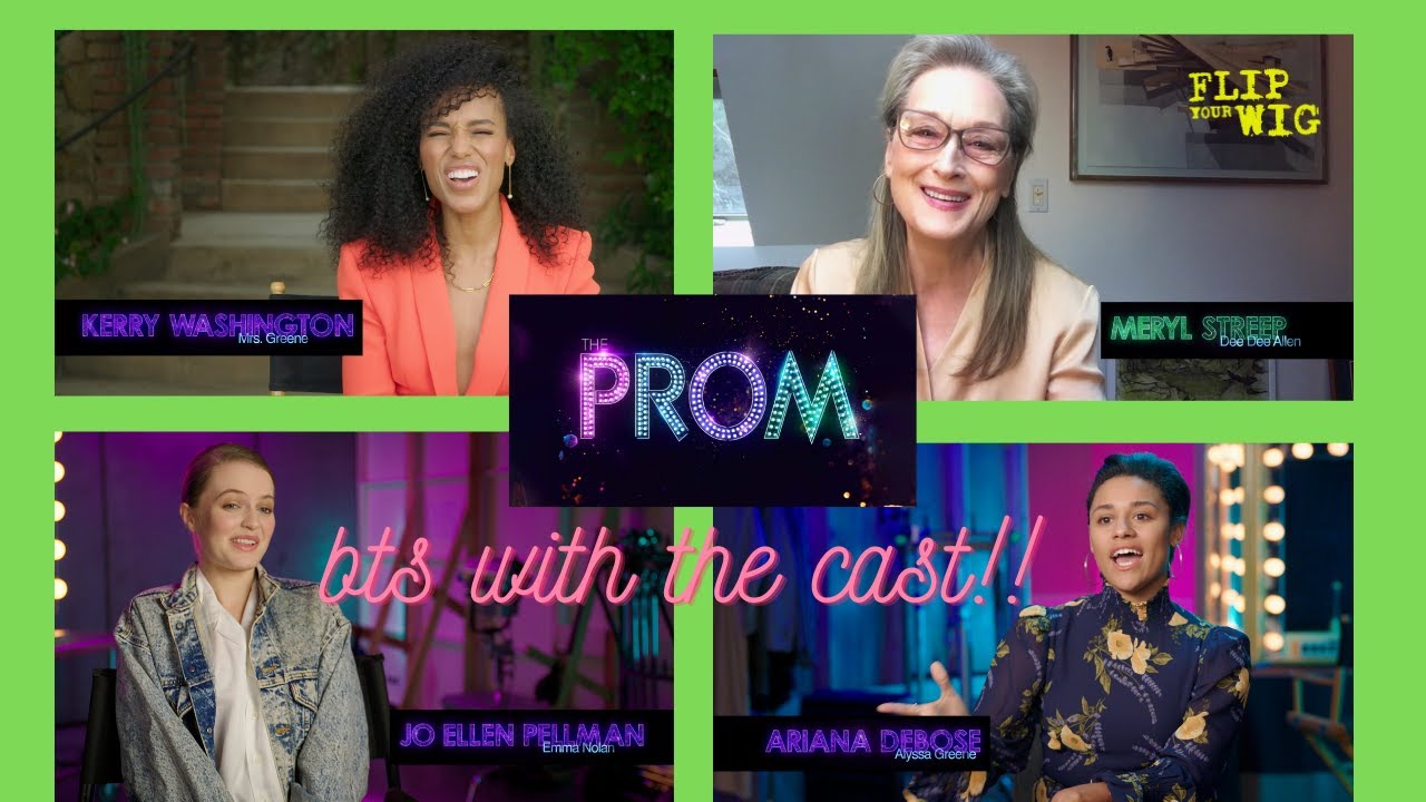 BEHIND THE SCENES NETFLIX 'THE PROM' WITH THE CAST!