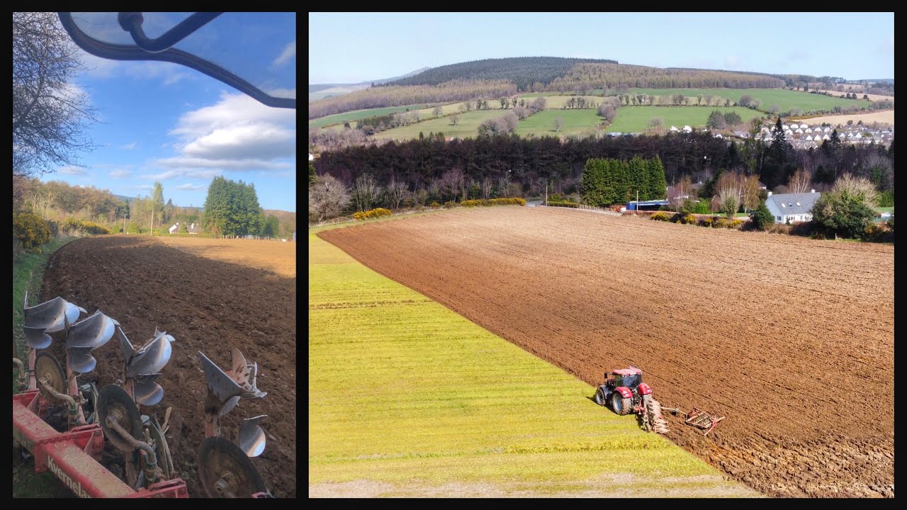 HOW I PLOUGH HEADLANDS!! ~ Case Maxxum 150 & Kverneland 4 furrow plough + a furrow press!! 🇮🇪