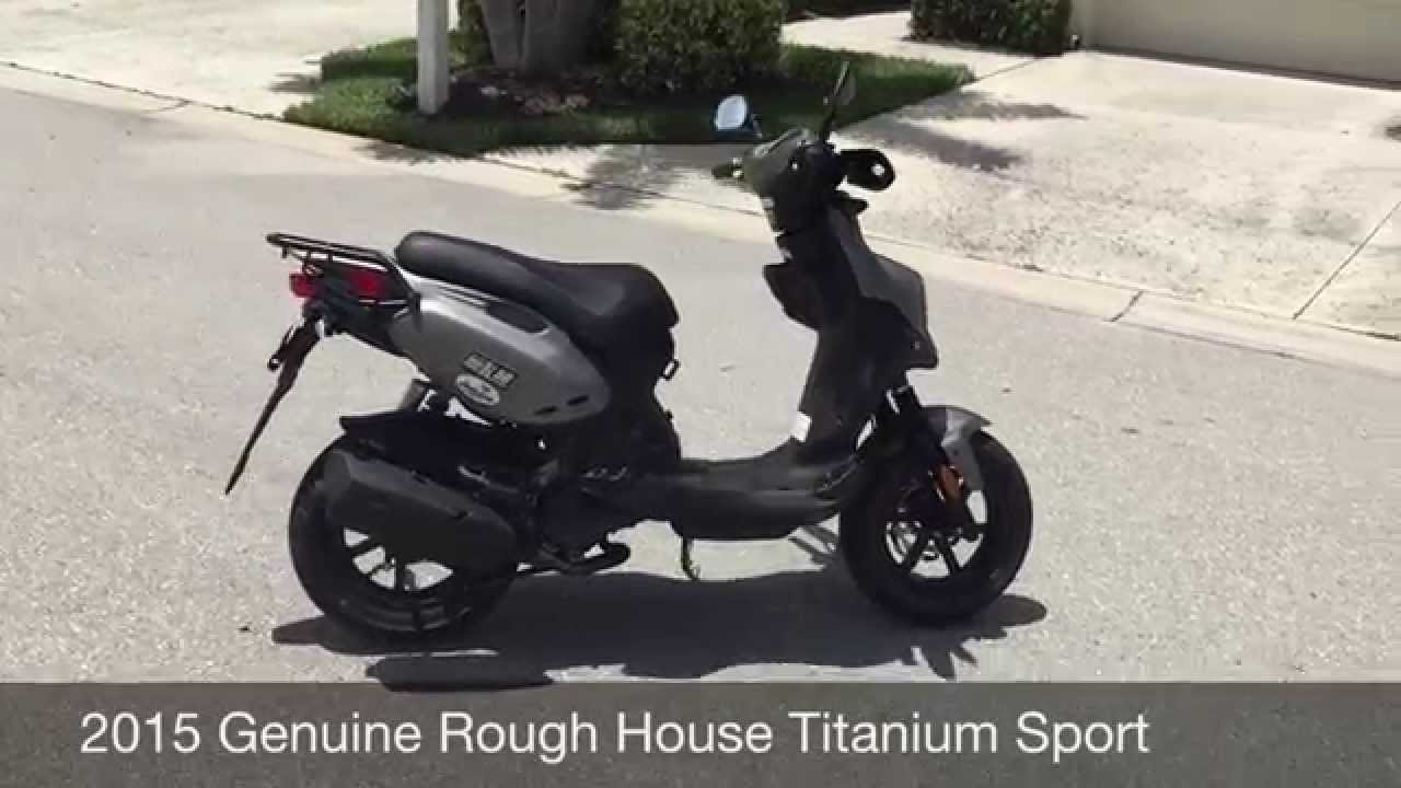 Genuine Rough House 50cc Titanium 2015 (Review) (Walk-around)