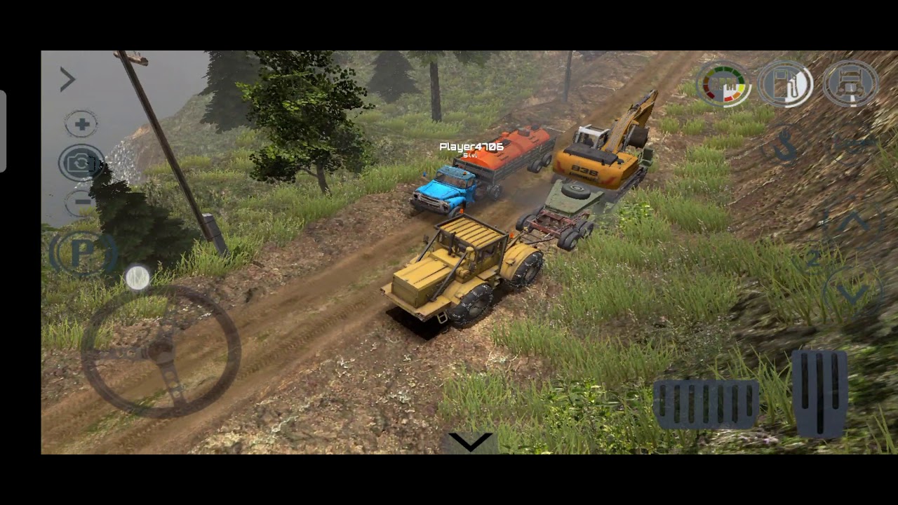 #2-TRANSPORTING EXCAVATOR USING K700 TRUCK | LOST TOWN MAP | RTHD