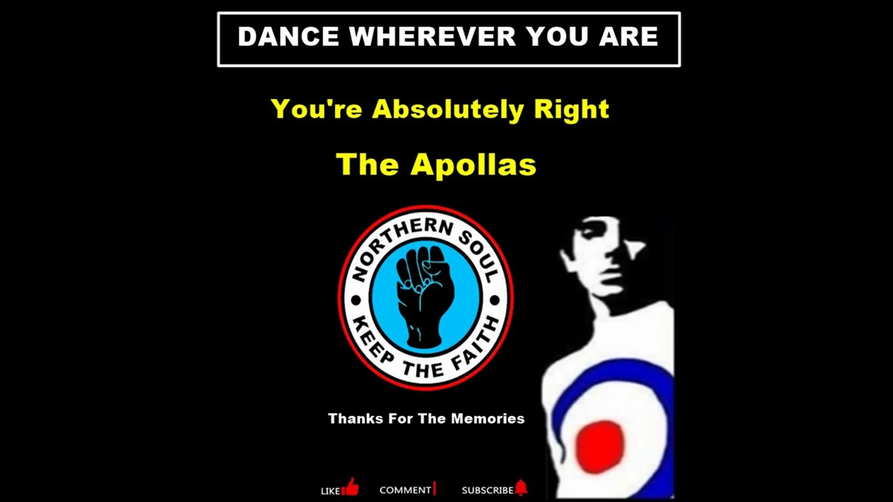 Northern Soul Dancing - You're Absolutely Right - The Apollas
