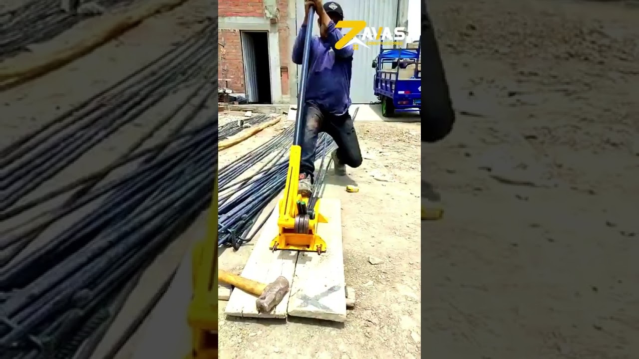 Dobladora de Varillas Doblas hastas 1 pulgada