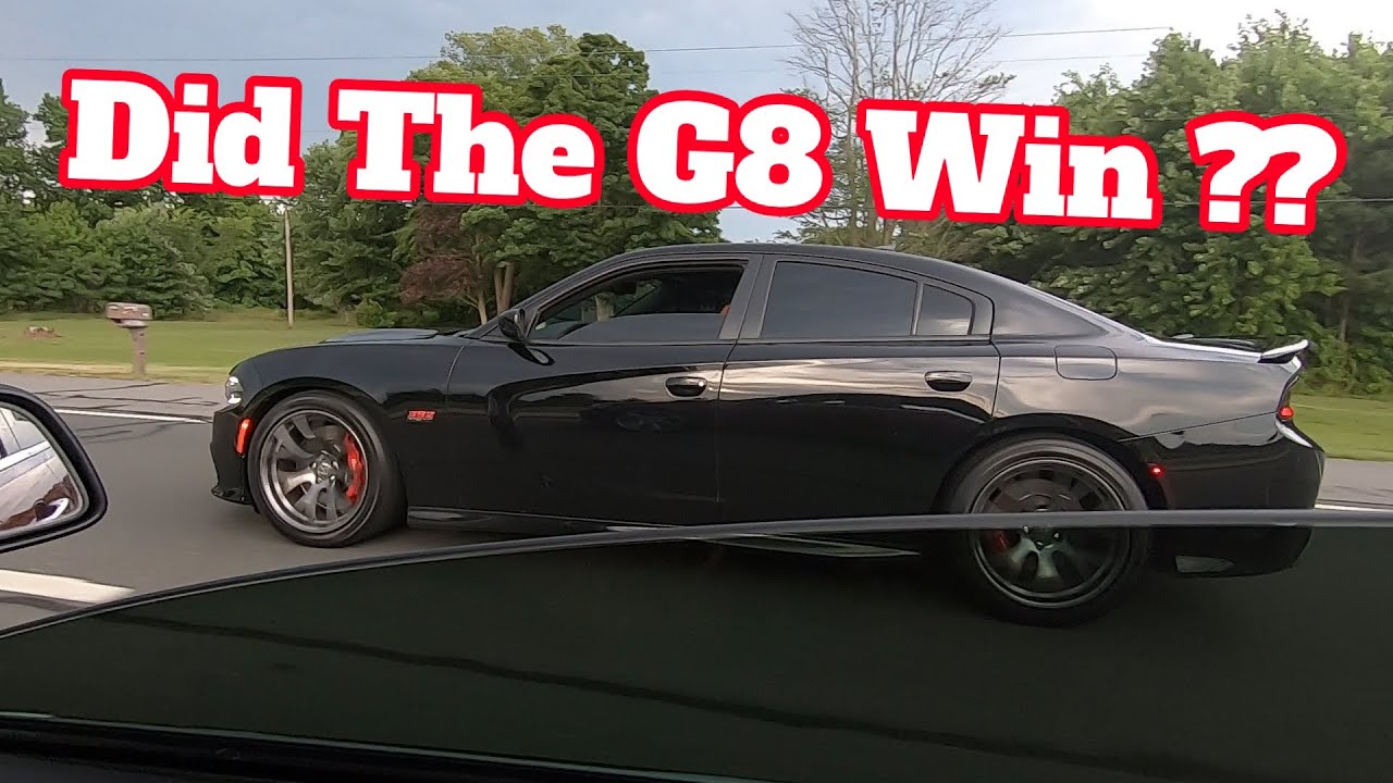 392 Scattpack Vs Cam Pontiac G8 Racing!!