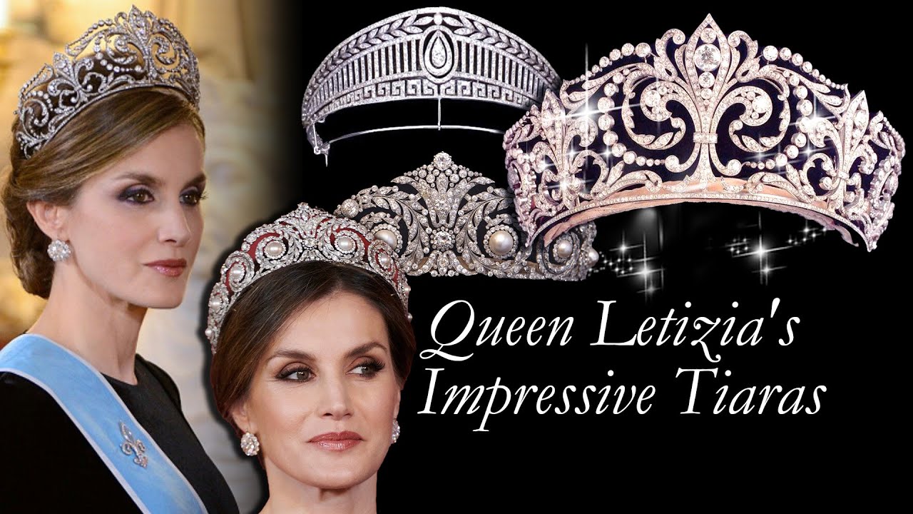 Incredible Collection of Tiaras As Seen on the Queen of Spain!