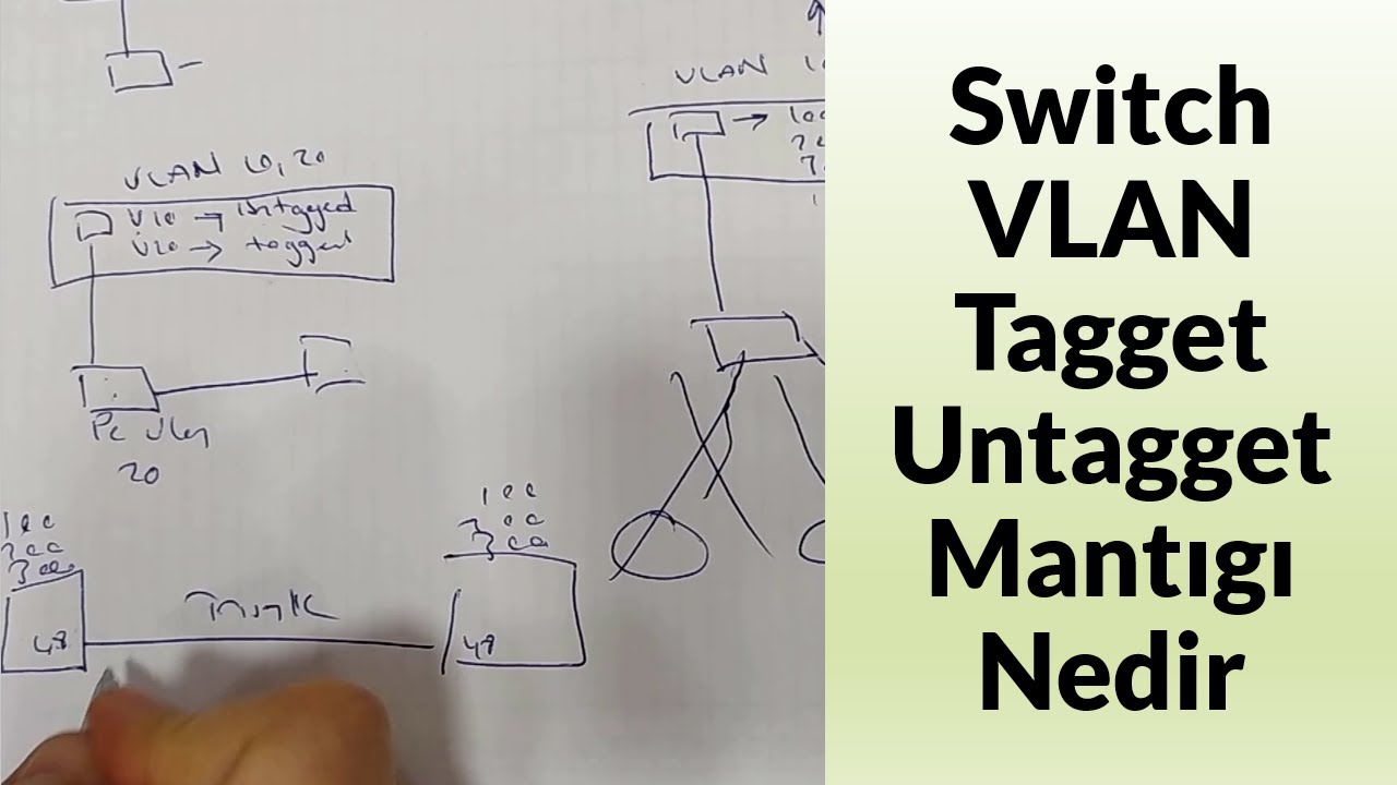 Switch VLAN Tagget Untagget Mantığı Nedir