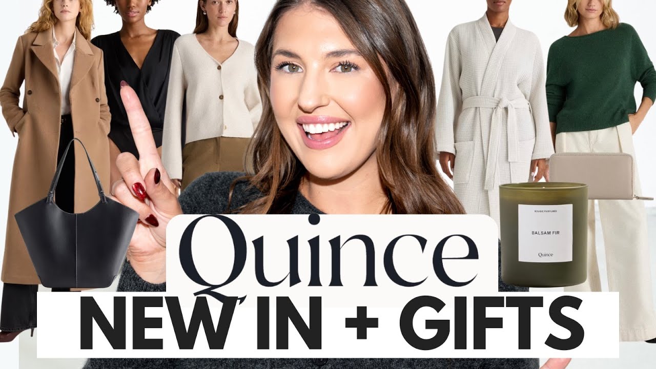 BEST Quince Haul Yet! New Pieces + $50 Holiday Gift Guide ✨