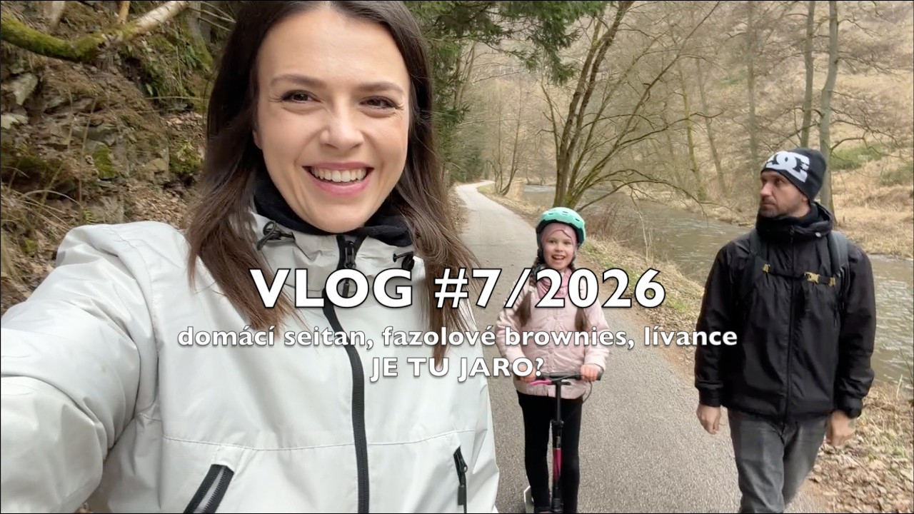 Domácí seitan a vítáme jaro! | vlog #7/2026 | MaruškaVEG