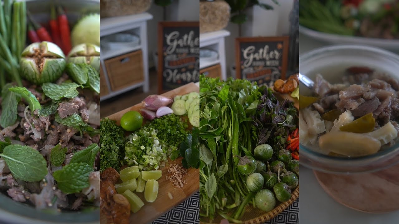 How to Make Lao Beef Salad Laab | Popular Hmong Khmer Iu Mien Laos Thai Food Recipe Not Larb