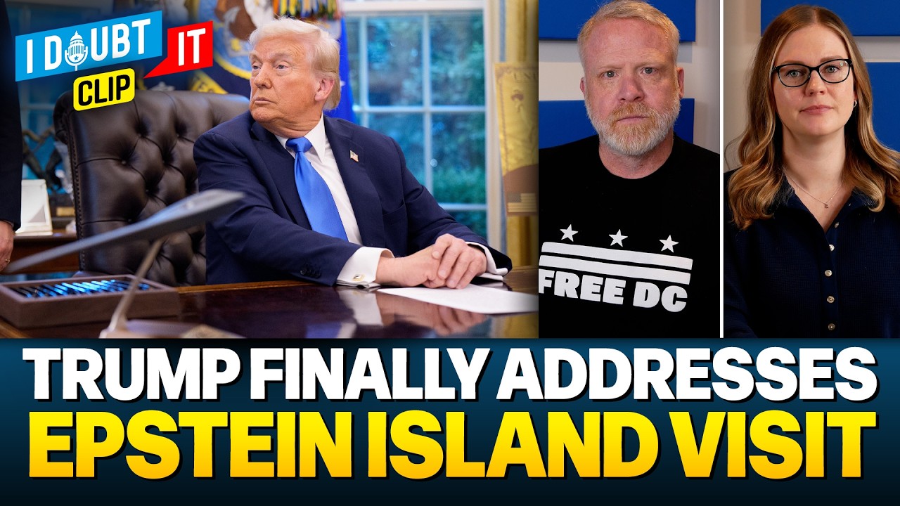 Donald Trump GIVES FRANTIC DENIAL as Cabinet Official CONFIRMED BRINGING KIDS TO EPSTEIN ISLAND!