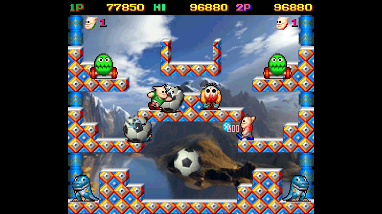 Snow Brothers 3 - Magical Adventure arcade 2 player Netplay 60fps