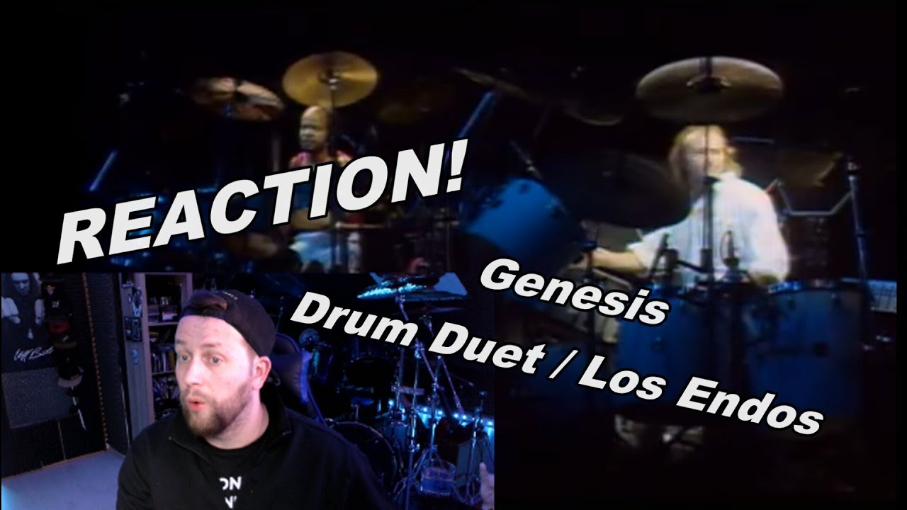 Genesis:Drum Duet/Los Endos (live Wembley 1987) #reaction #drums #genesis #philcollins