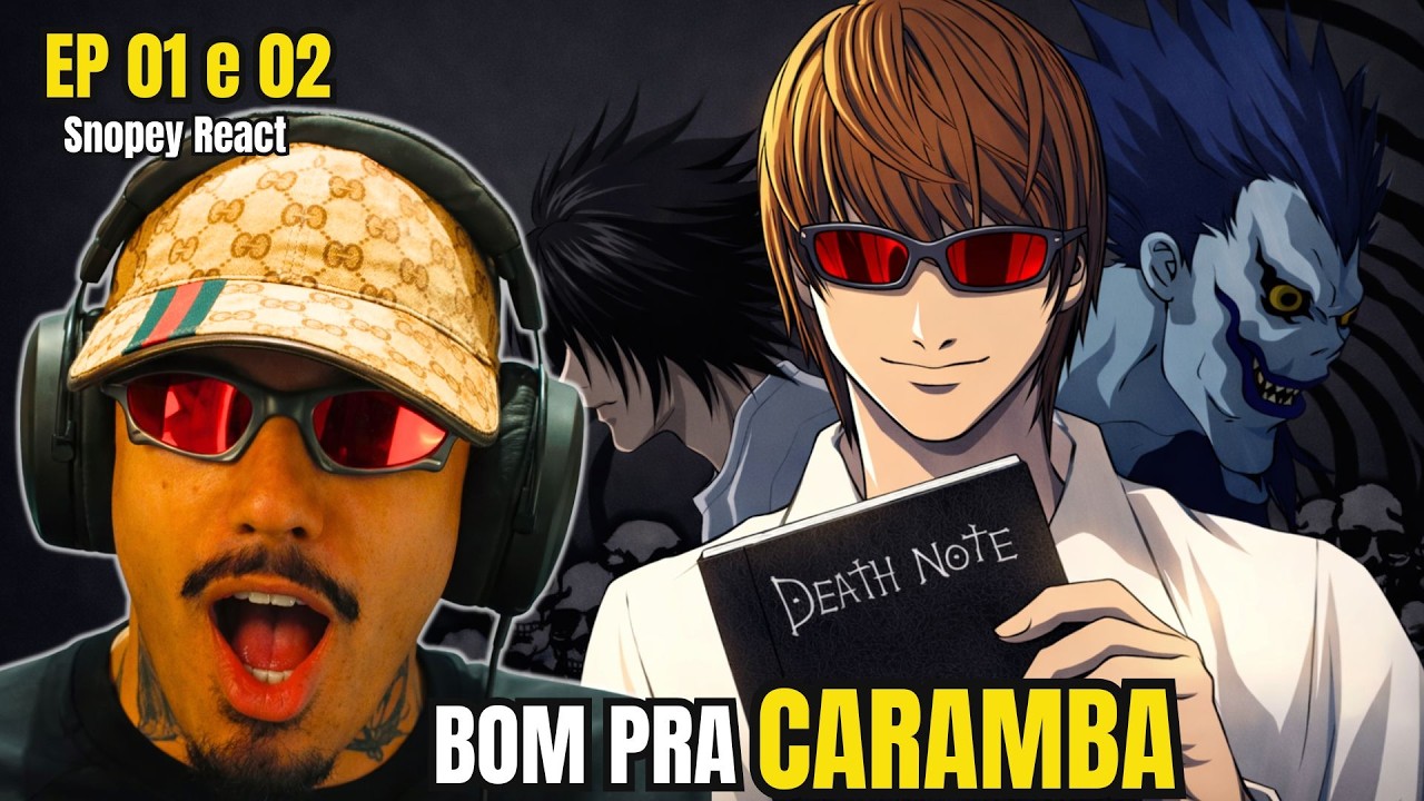 &Eacute;PICO! SNOPEY ASSISTINDO DEATH NOTE PELA PRIMEIRA VEZ NA VIDA - EP 01 E 02