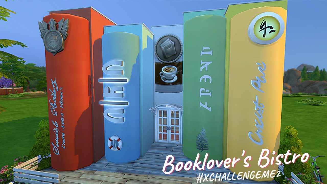 Booklover's Bistro | A Sims 4 Challenge | #xchallengeme2 📚☕