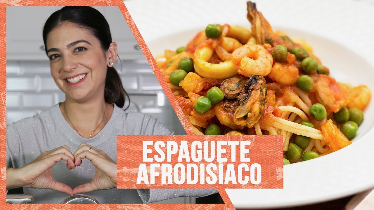 ESPAGUETE COM FRUTOS DO MAR - RECEITA FÁCIL PARA O DIA DOS NAMORADOS | LUIZA ZAIDAN