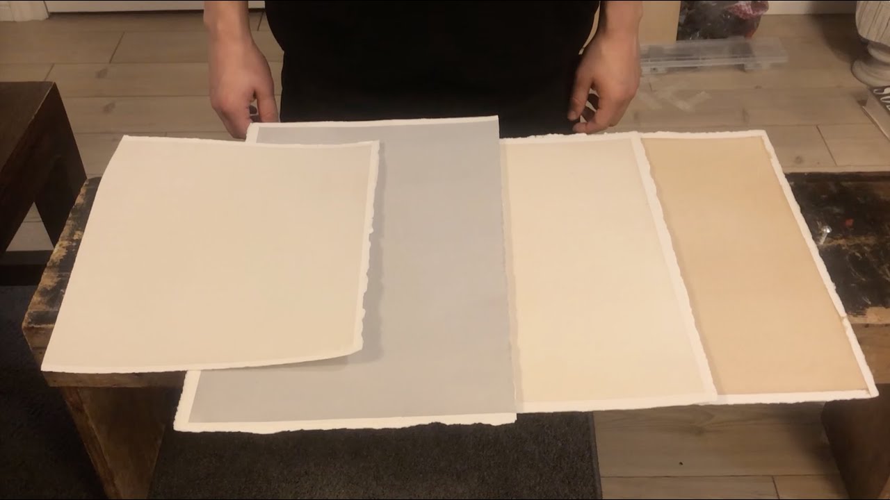 Tips and Tricks: Toning paper with acrylic and ink