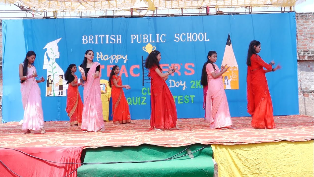 Subscribe and Share Teacher's day  program at British Public school group dance by the students
