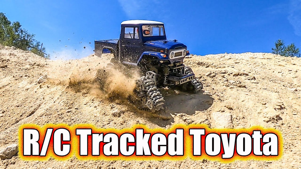 Terrain Shredding RC Car! Tamiya Toyota Quadtrack