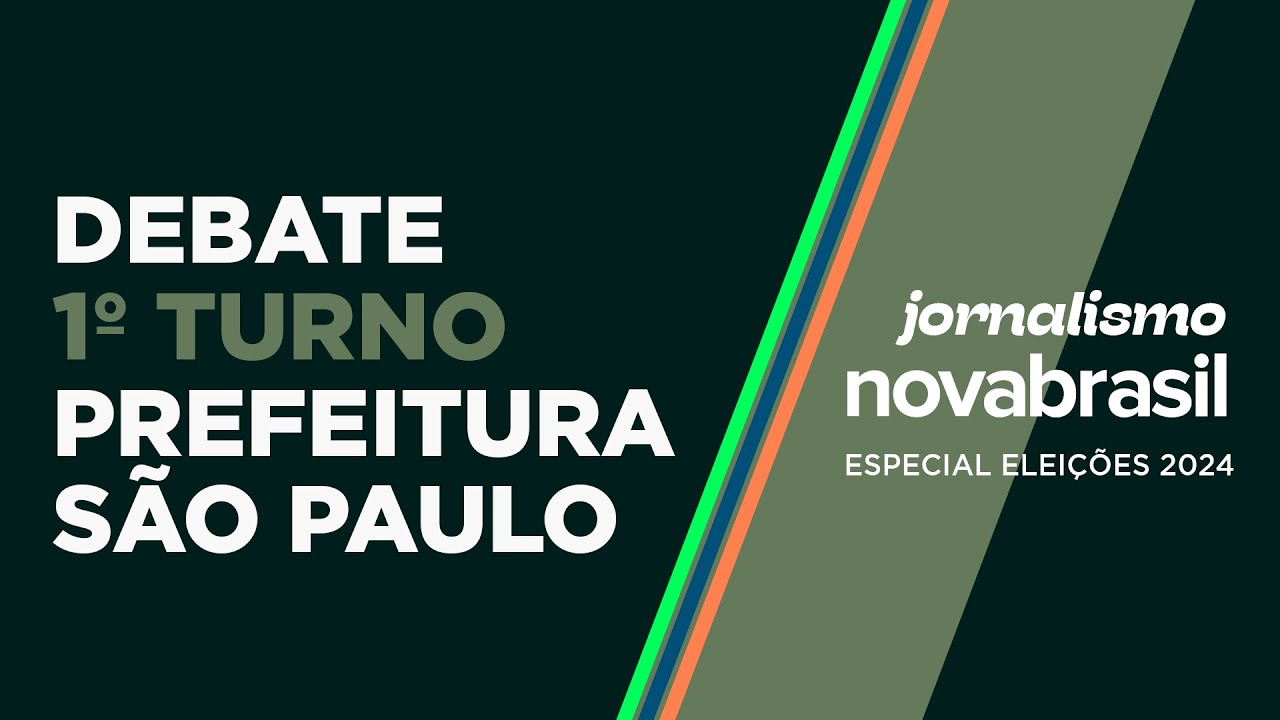DEBATE COM CANDIDATOS À PREFEITURA DE SÃO PAULO - Novabrasil e SBT News