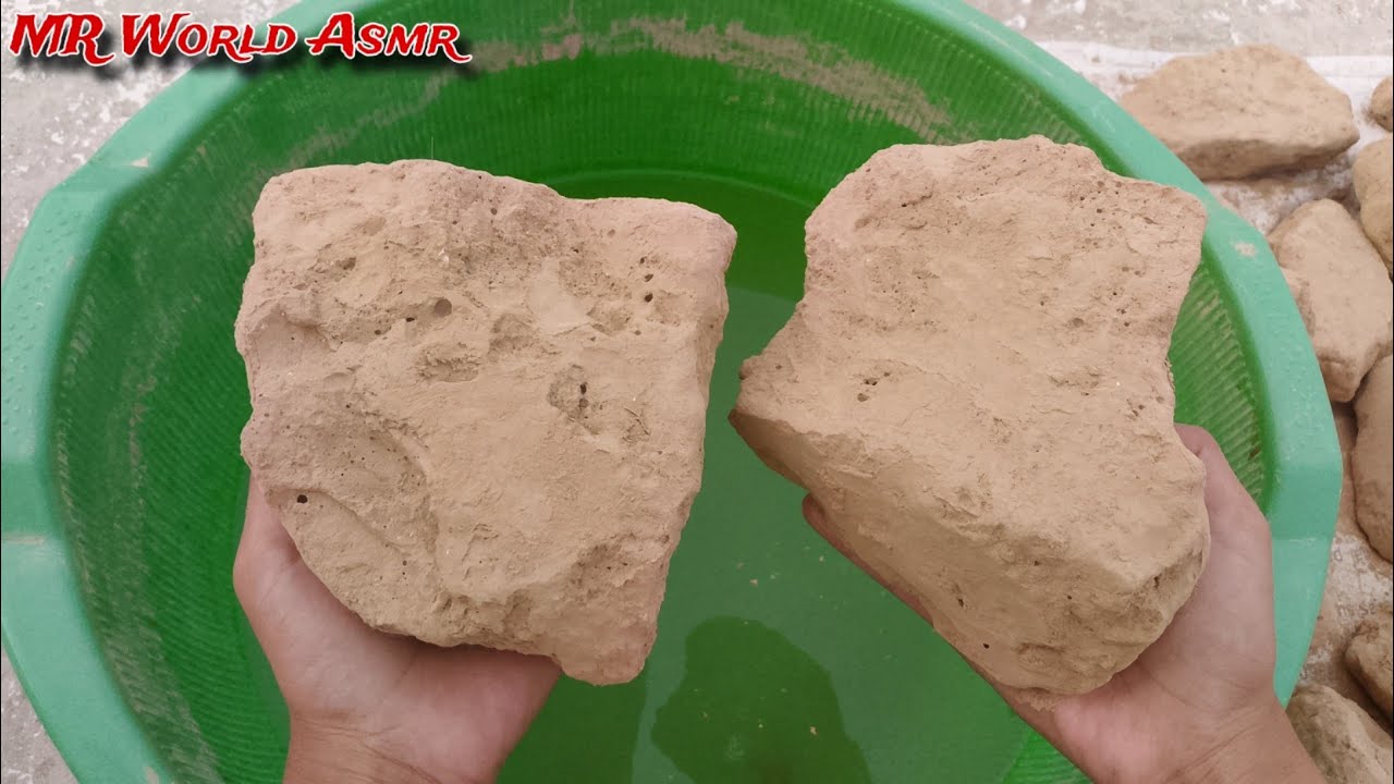 New bombastic masterpiece 🔥 Satisfying crumbling video of Red mud dirt water crumbling || Satisfying