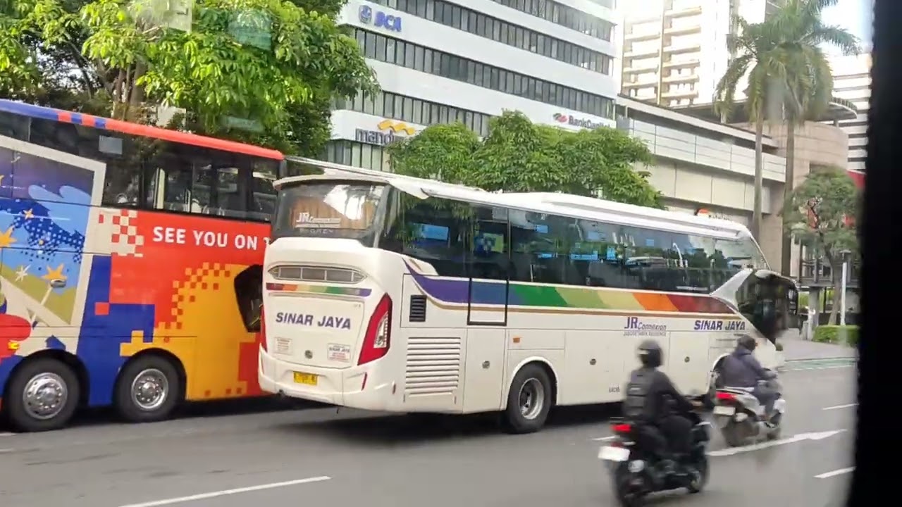 Naik TransJakarta 1W Zhongtong Listrik Dari Halte ASEAN Ke Ancol! Ini Sih Rute Cuan Banyak Peminat🔥