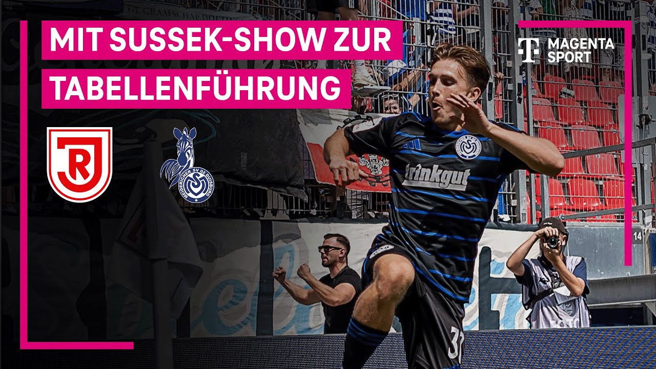 SSV Jahn Regensburg – MSV Duisburg, Highlights mit Live-Kommentar | 3. Liga | MAGENTA SPORT