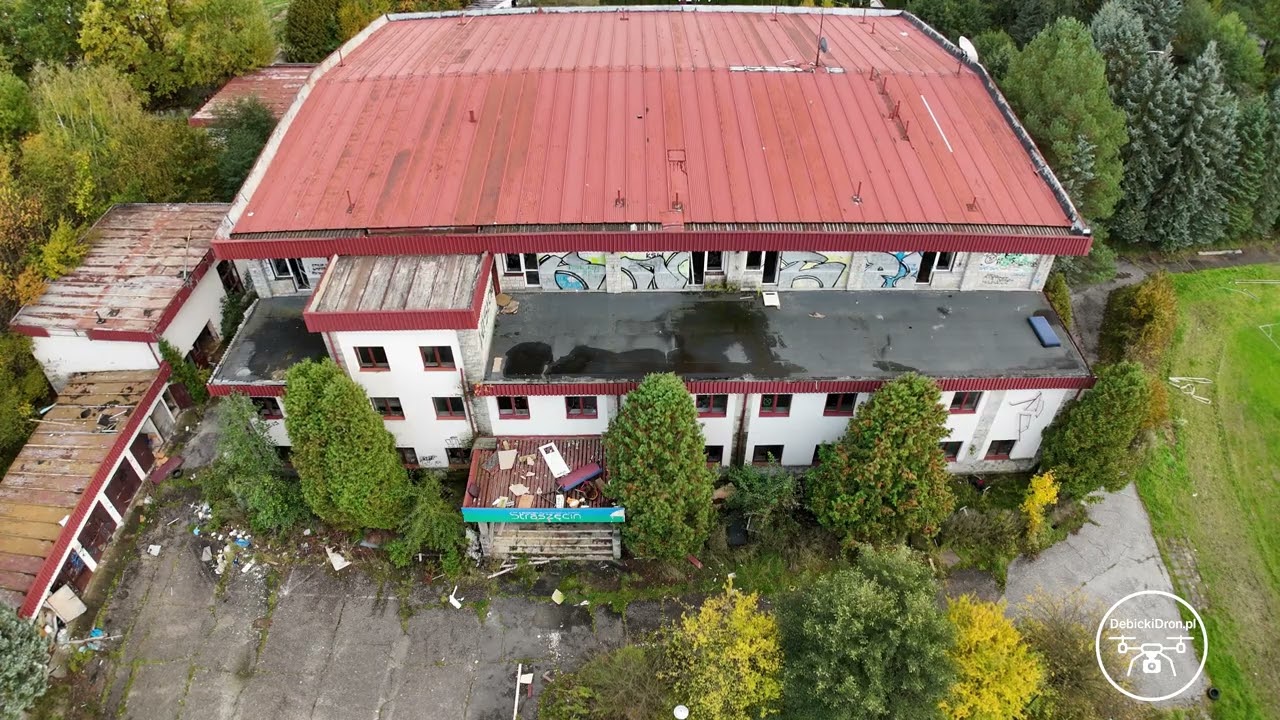 Hotel Borowiec Straszęcin - Tak wygląda dziś z lotu ptaka | debickidron.pl