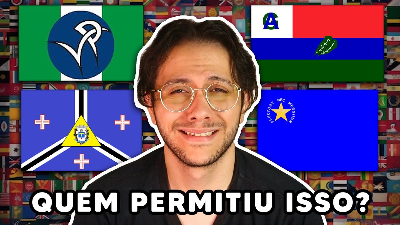 CIDADES BRASILEIRAS tem bandeiras BEM FEIAS...