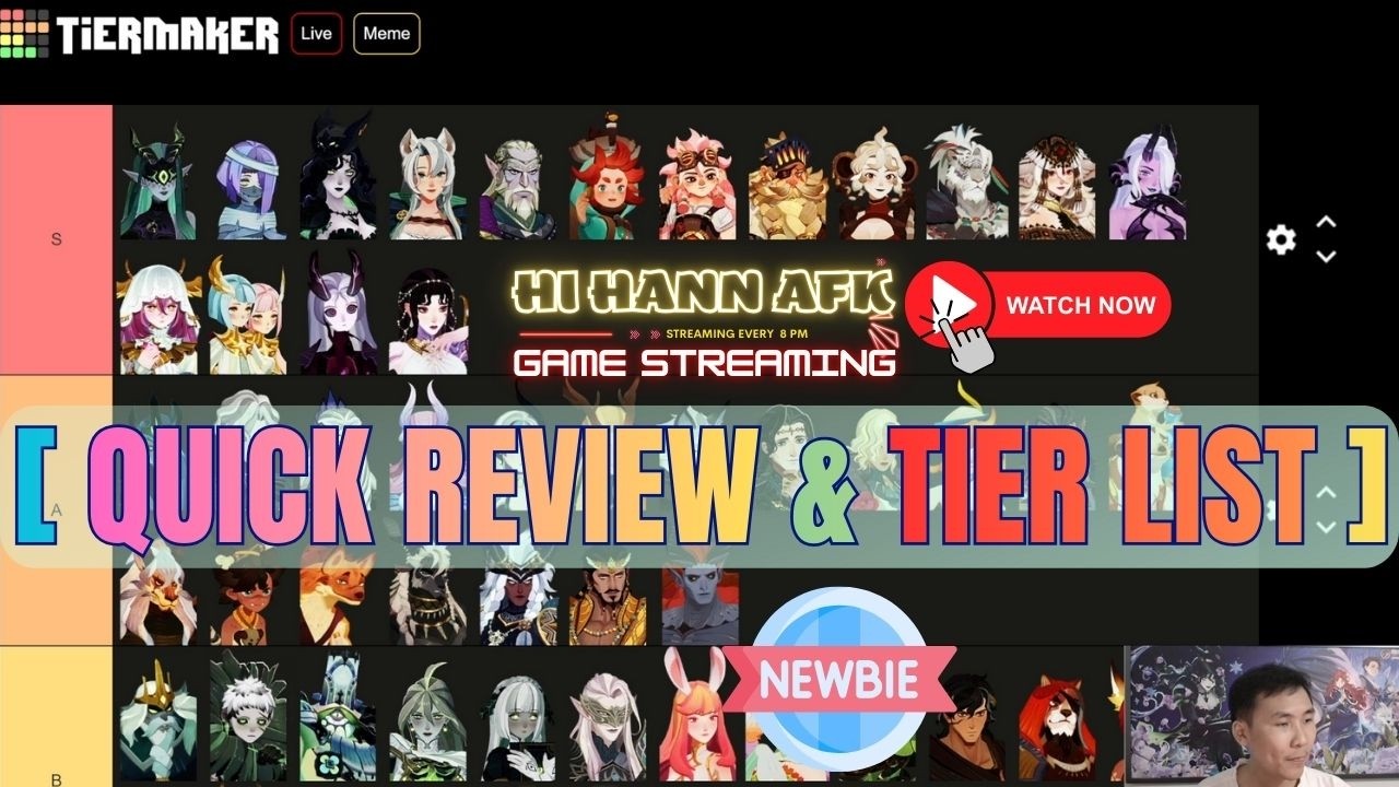 [Quick Review & Tier List] Newbie Nên Ưu Tiên Lấy Trong Giai Đoạn SS6 - AFK Journey