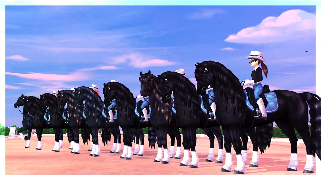 [SSO] Friesian Horse Dressage Edit 💙